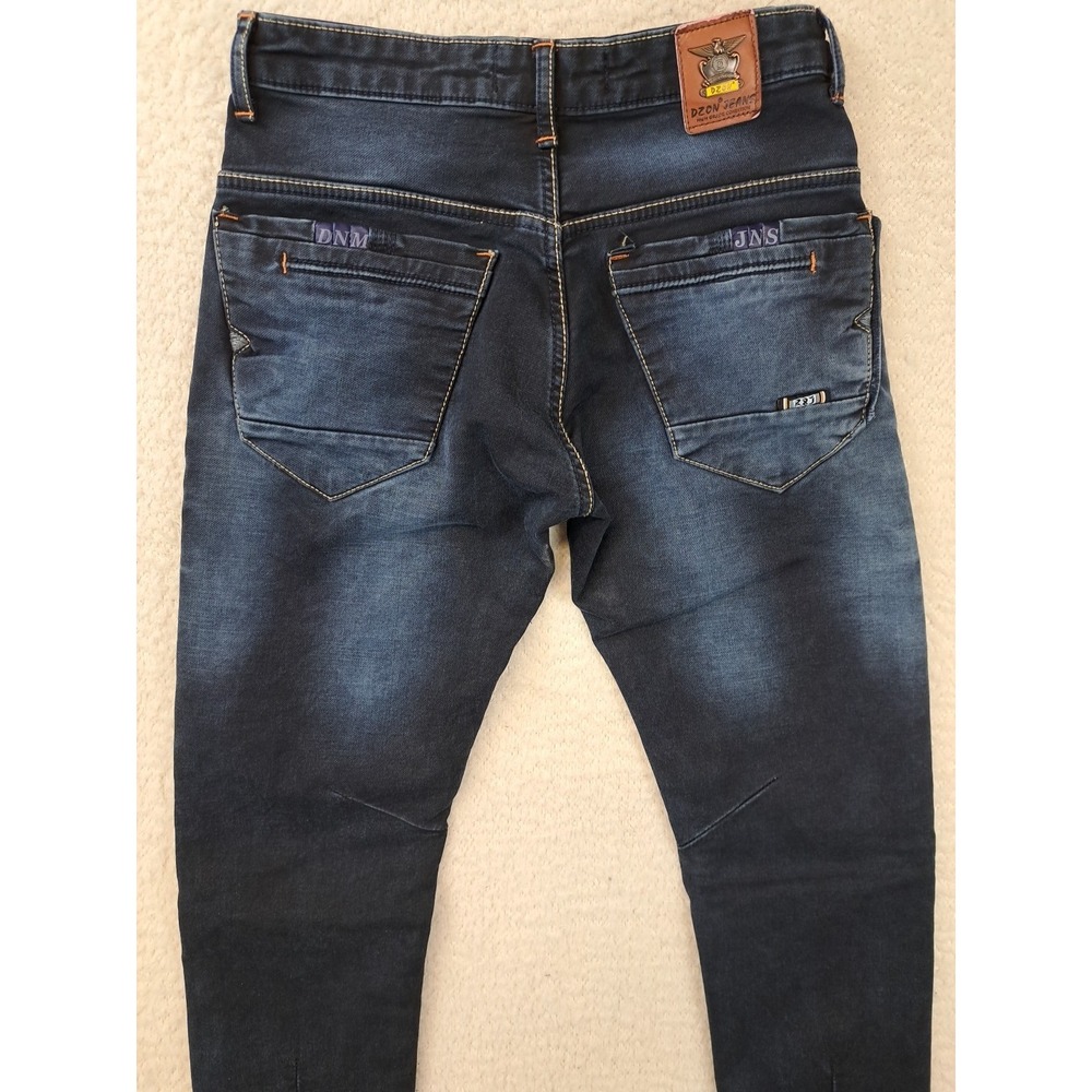 R&J Collection DZon Jeans Mens Size 28 Blue 28 x 32 India‎ Made Durable Skinny - Picture 14 of 14